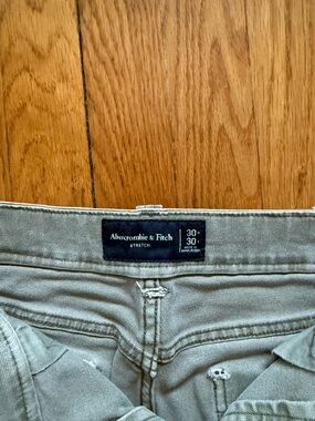 Abercrombie & Fitch Olive Carpenter Pants - 30W